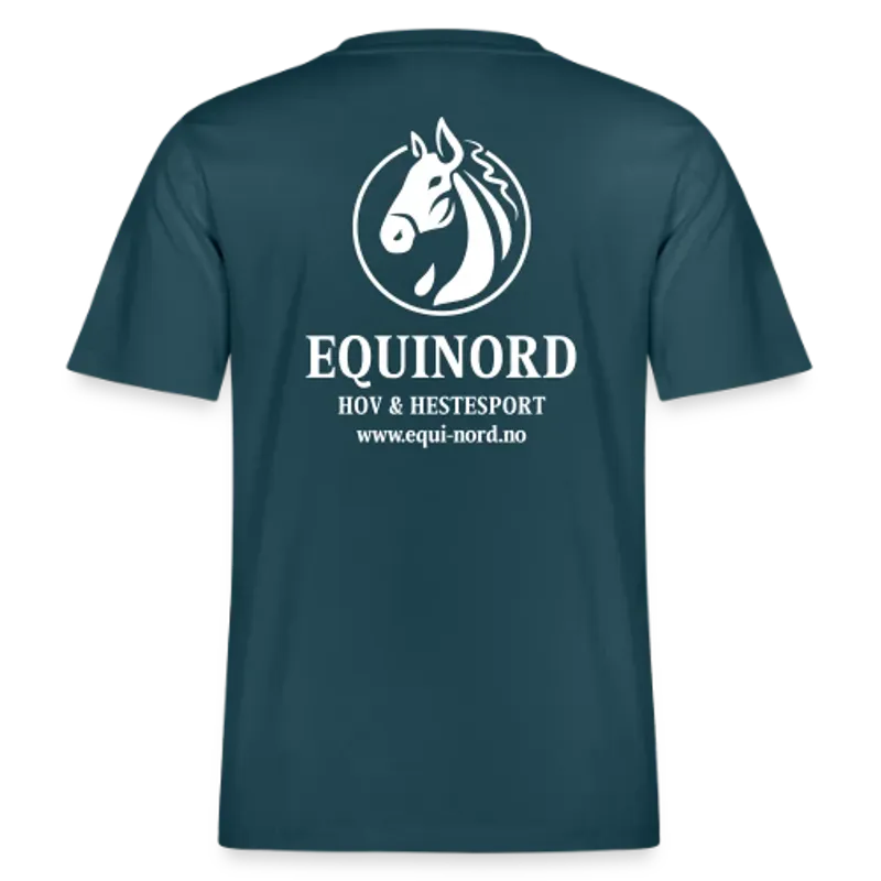 Equinord Økologisk RELAXED FIT Unisex T-skjorte mørk