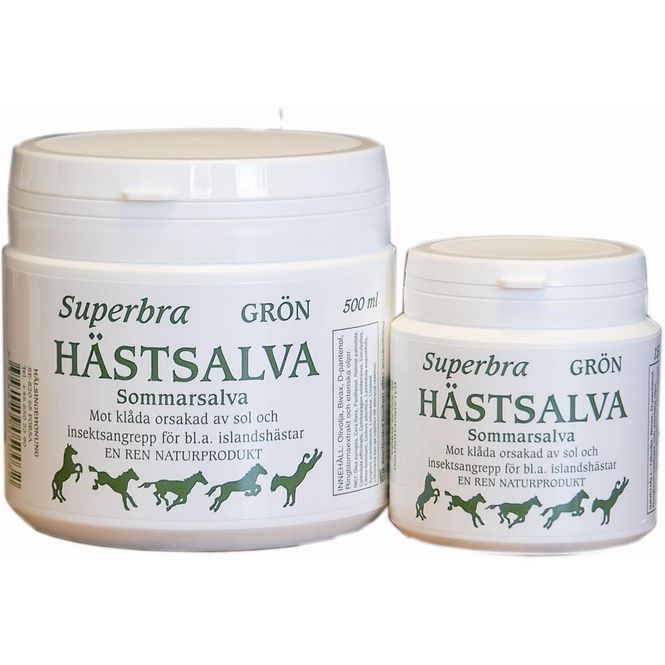 Hovedbilde Superbra Hestesalve Grønn 150ml